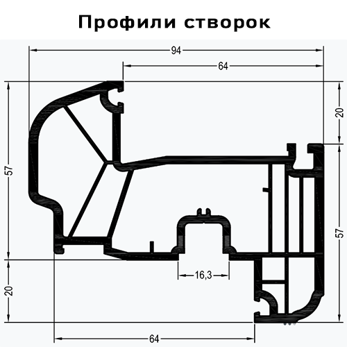 система профилей rehau Intelio